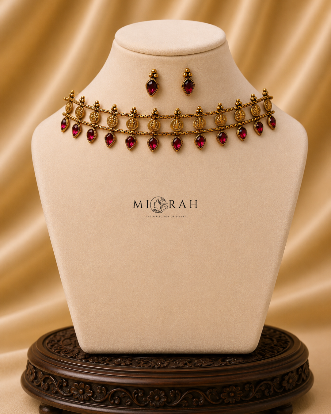 Ruby Radiance Choker Set